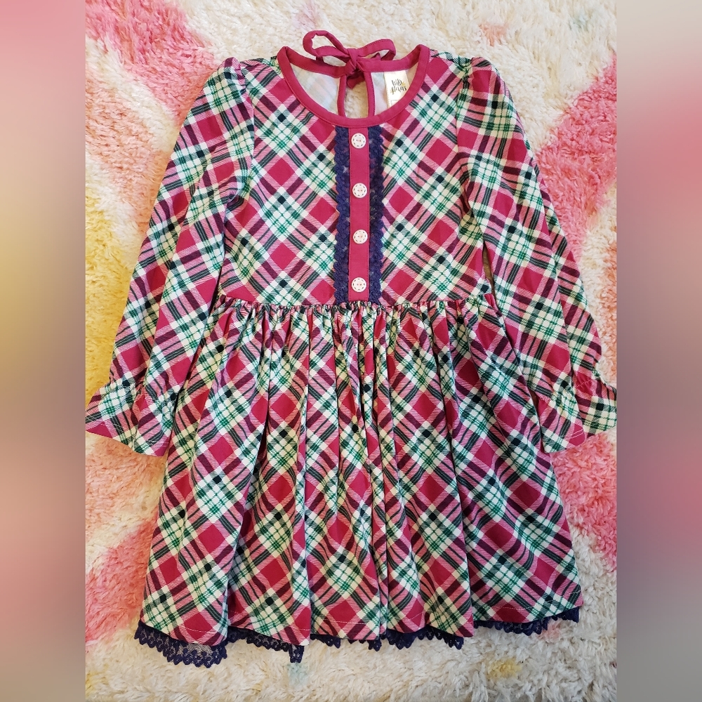 Wildflowers Plaid Dress